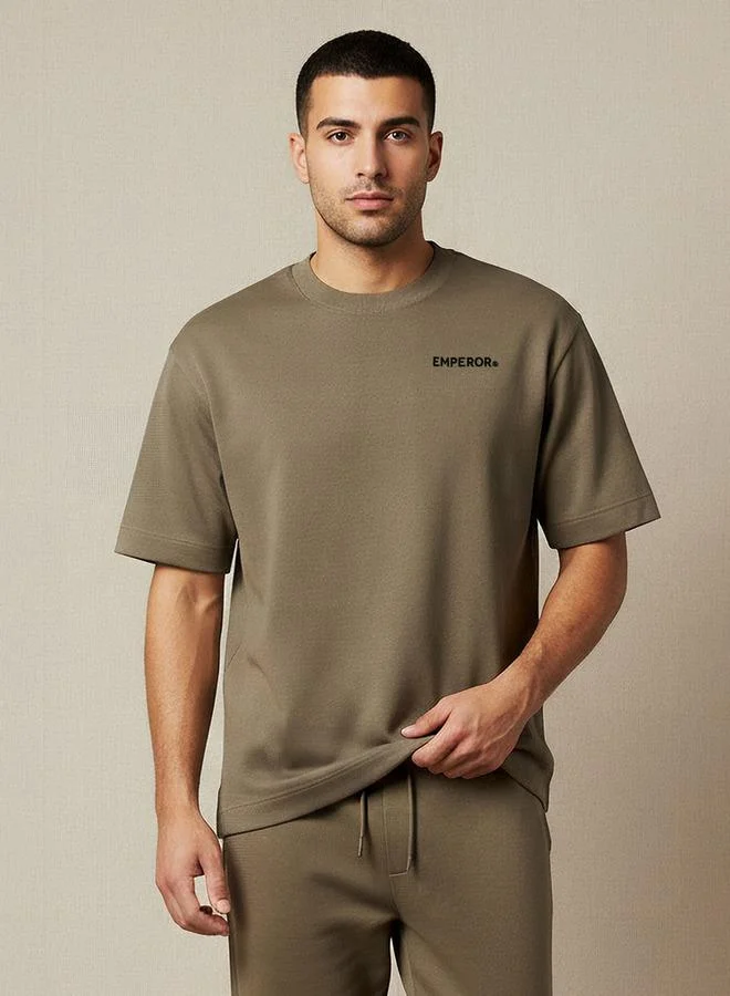 Emperor Emperor Men Regular Fit Crew Neck Short Sleeves T-shirt